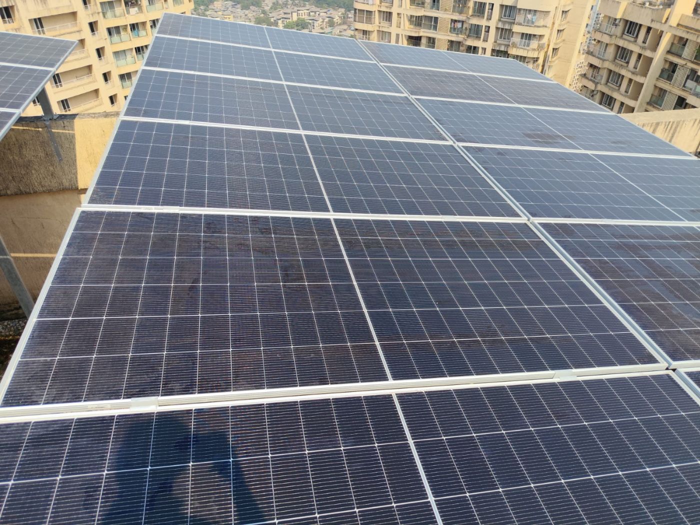 Society rooftop, Thane: rooftop solar by Spacefire Corp